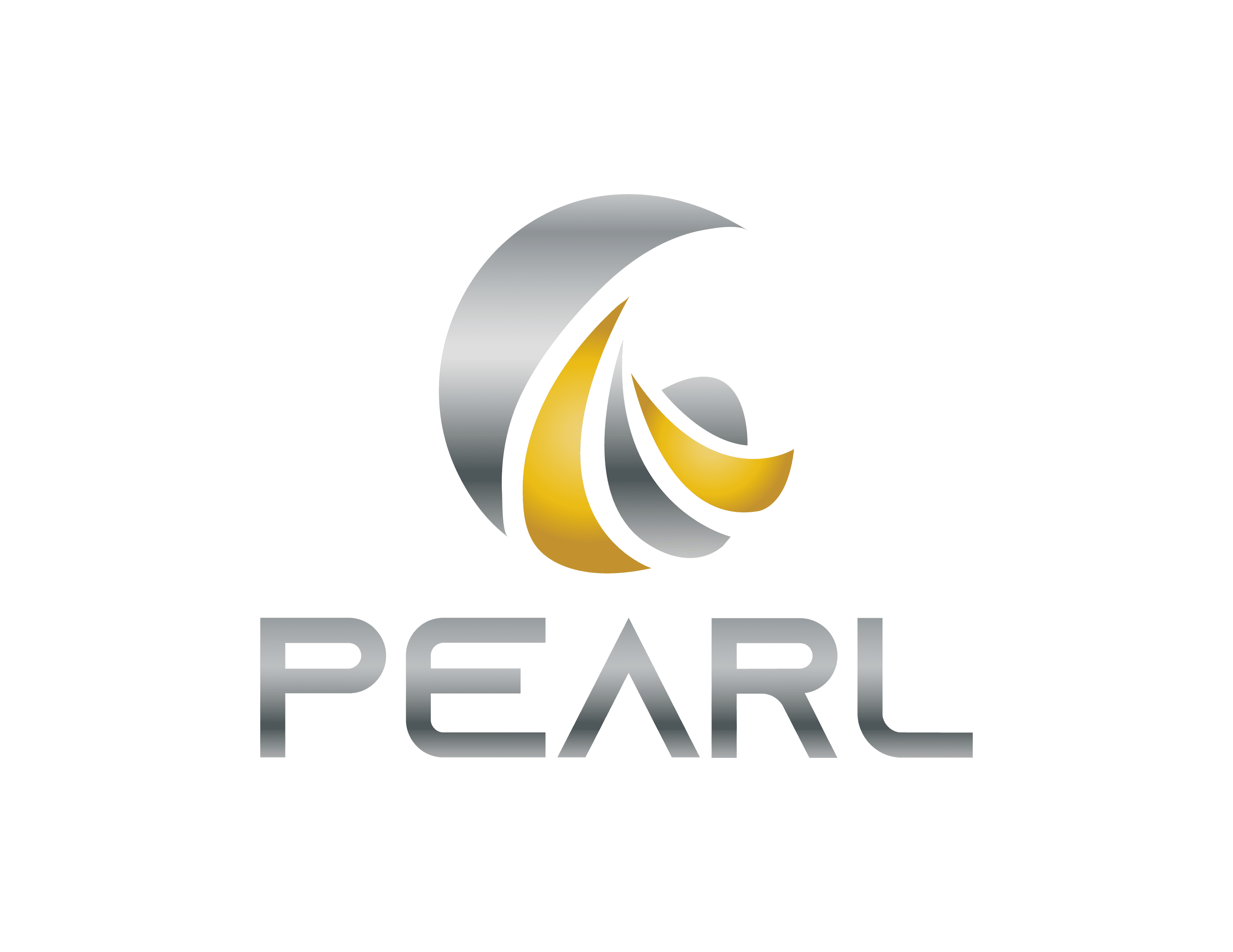 Gray and yellow -half moon logo- Pearl Epoxy Flooring
